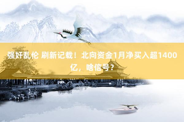 强奸乱伦 刷新记载！北向资金1月净买入超1400亿，啥信号？