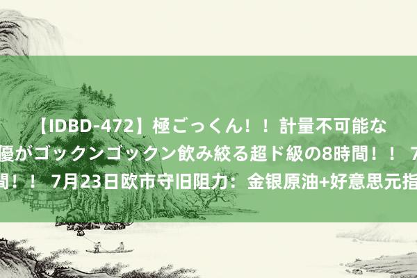 【IDBD-472】極ごっくん！！計量不可能な爆量ザーメンをS級女優がゴックンゴックン飲み絞る超ド級の8時間！！ 7月23日欧市守旧阻力：金银原油+好意思元指数等六大货币对