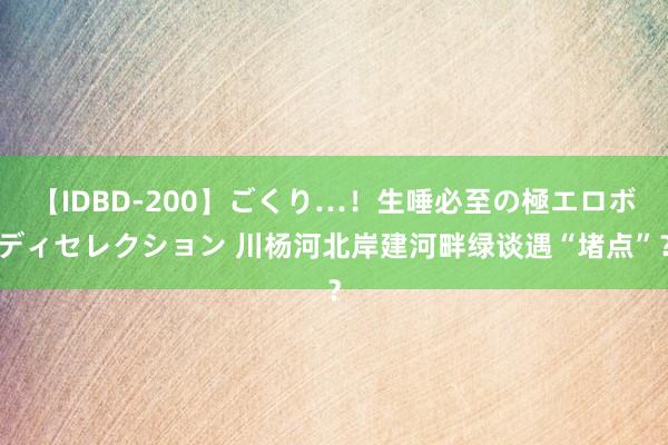 【IDBD-200】ごくり…！生唾必至の極エロボディセレクション 川杨河北岸建河畔绿谈遇“堵点”？