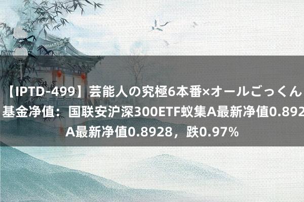 【IPTD-499】芸能人の究極6本番×オールごっくん AYA 8月2日基金净值：国联安沪深300ETF蚁集A最新净值0.8928，跌0.97%