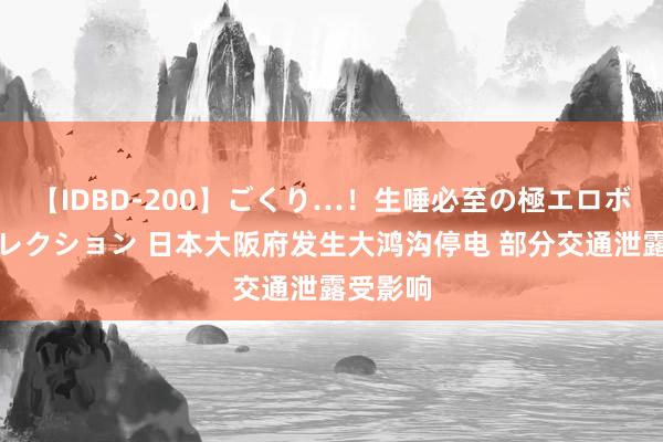 【IDBD-200】ごくり…！生唾必至の極エロボディセレクション 日本大阪府发生大鸿沟停电 部分交通泄露受影响